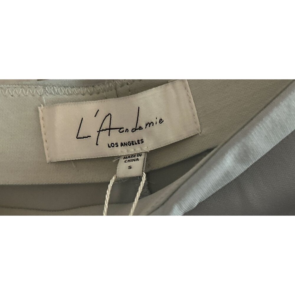 L'Academie Crepe Jersey Set - Bell Bottoms Pants & Halter Top Pale Blue Size Sma - Picture 8 of 9